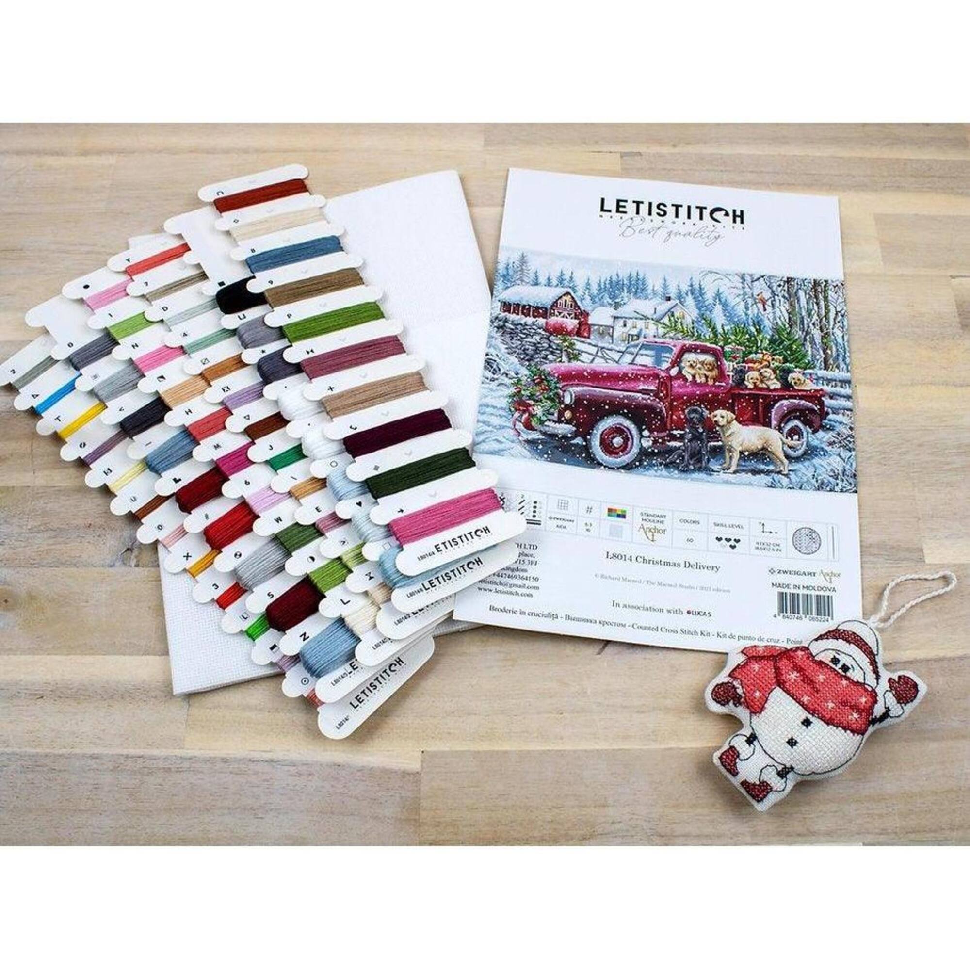 Letistitch Christmas Delivery Counted Cross Stitch Kit